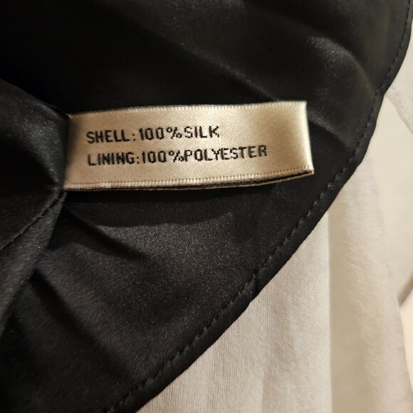 Strapless Mini Dress Silk Tie-Dye Size 2 - Picture 7 of 7